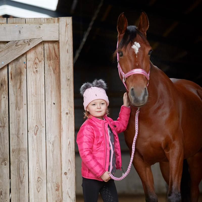 01 Equipage Harris Jakke i Pink Peacock